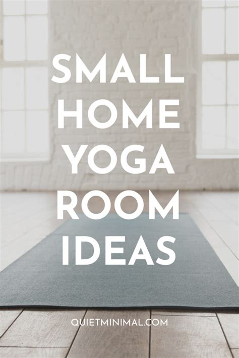 Zen In Every Corner Must Try Small Yoga Room Ideas Quiet Minimal