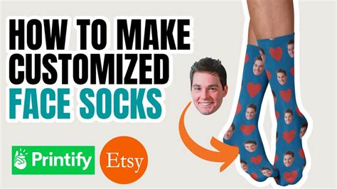 How To Create And Sell Customized Face Socks Print On Demand Tutorial