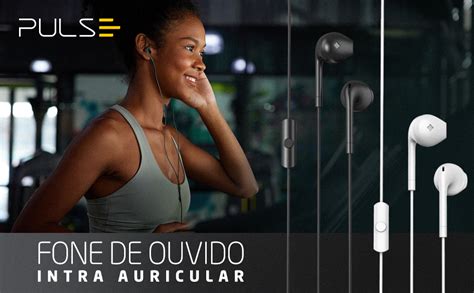 Fone De Ouvido Intra Auricular Metros Branco Pulse Ph Amazon