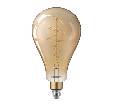 Philips LED Lampe LED Classic Giant 40W E27 A160 GOLD DIM E27