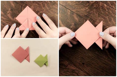 Dobradura De Peixe Origami Passo A Passo Simples