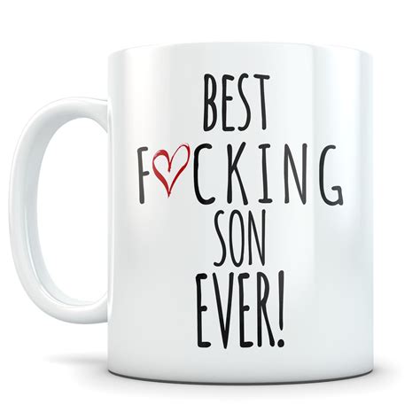 Funny Son Coffee Mug Son Birthday T To Son From Mom Etsy