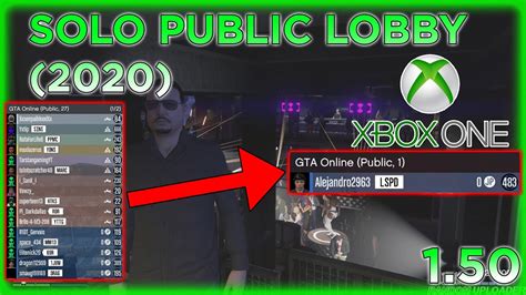 GTA Online How To Be In A Solo Public Lobby XBOX ONE ONLY 1 50