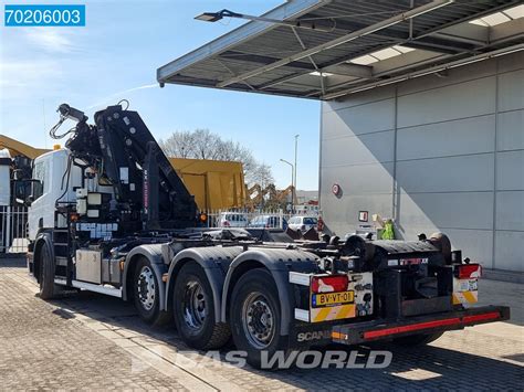 Scania P380 8X2 NL Truck Hiab Crane Kran 3 Pedals Euro 5 Ciężarówka