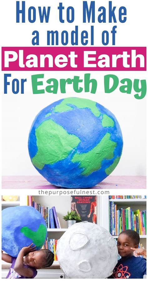 How to Make a Paper Mache Planet Earth | The Purposeful Nest