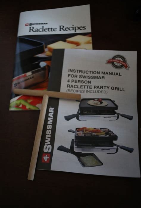 Swissmar Person Classic Raclette Party Grill Kf Recipes Not