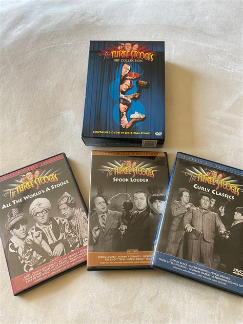 The Three Stooges Collection Dvd Disc Set Original Films Etsy