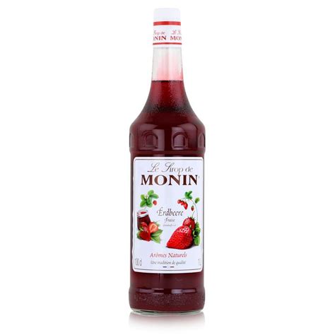 Monin Sirup Erdbeere Liter Erdbeersirup G Nstig Online Kaufen