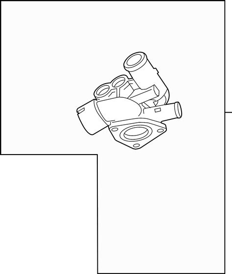 Audi Tt Engine Coolant Thermostat Kit Liter Main Tt