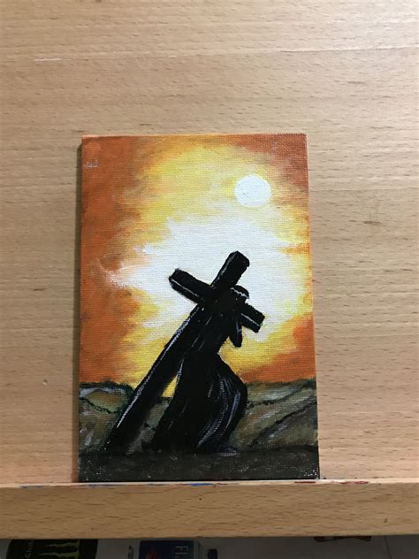 Cristo Camino Al Calvario Painting Art