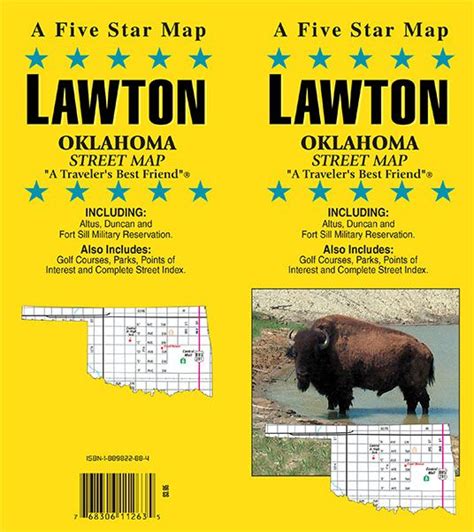 Lawton, Oklahoma Street Map - GM Johnson Maps