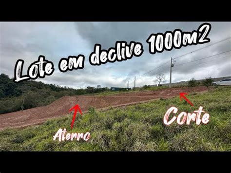 Terreno Declive Exemplo De Uma Terraplangem Corte E Aterro