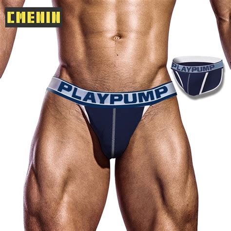 Buy Playpump Hot Cotton Jockstrap Underwear Man Brief Soft Slip Gay