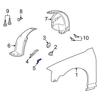 Lincoln Ls Replacement Fender Seals Front Rear Carid