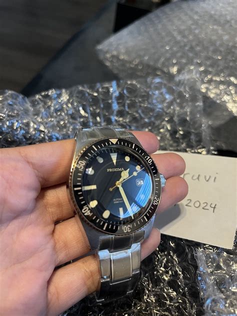 Proxima Mas Diver Watch Sbdx Sla Mm M Ebay