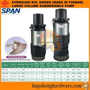 Exl Large Volume Submersible Pump Products Malaysia Hup Sheng Hardware