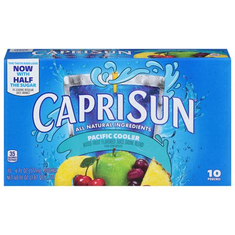 Save On Capri Sun Juice Drink Pouches Pacific Cooler All Natural 10