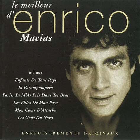 Enrico Macias Mejores Canciones Discograf A Letras