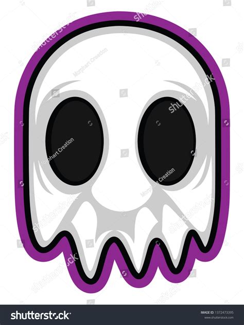 Gaming Logo Ghost Illustration Vector On Stock Vector (Royalty Free) 1372473395