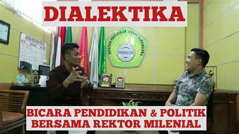 Dialektika Generasi Muda Jangan Alergi Politik Sepris Yonaldi Dt