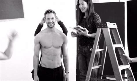 Calvin Harris Shares Behind The Scenes Images Of Emporio Armani