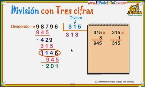 Divisiones Con Tres Cifras Ejemplos Ejemplo Sencillo Hot Sex Picture