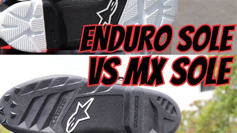 What Is The Difference Between The Tech Mx Sole And The Enduro Sole