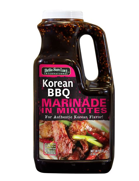 Korean BBQ Meat Marinade Retail Pack 48 oz | Bella Sun Luci