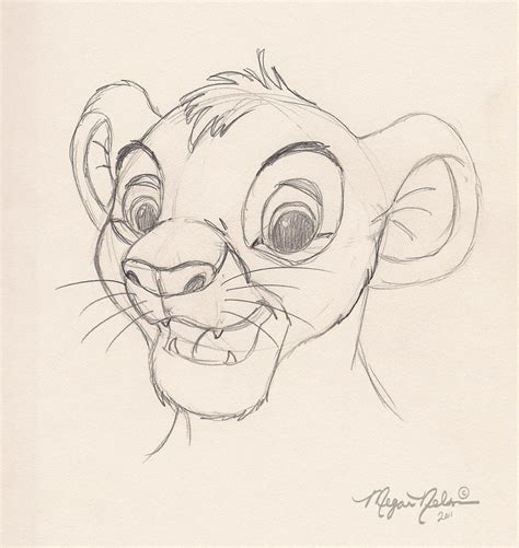 Simba Sketch by megsmakesart on DeviantArt