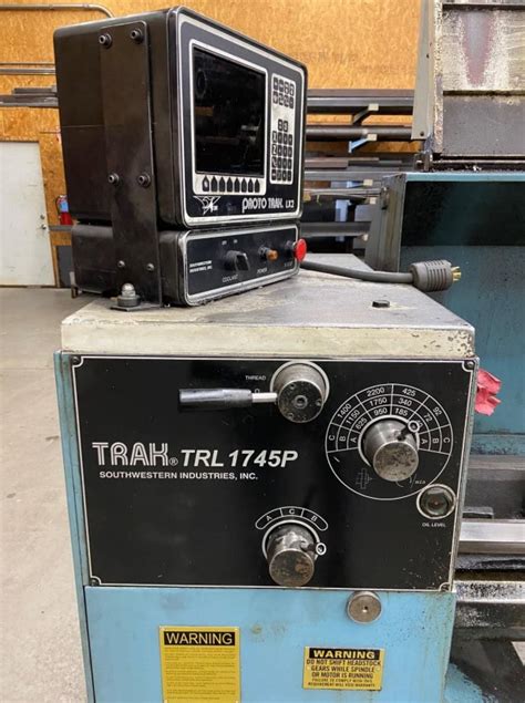 TRAK TRL 1745P Lathe, 1998 – L2 Control Sport Machines Southwestern ...