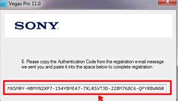 Sony Vegas Pro 11 Serial Number Authentication Code