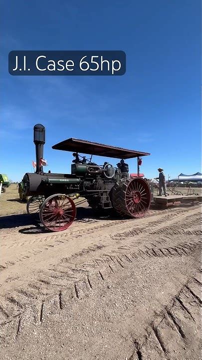 Case 65hp Steam Tractor With 8 Bottom John Deere Gang Plow Youtube