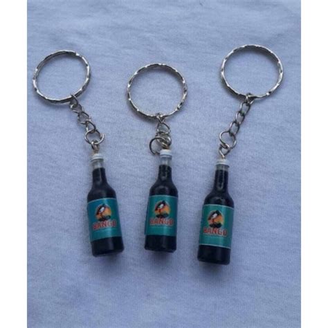 Jual Ganci Gantungan Kunci Botol Kecap Miniatur Resin Souvenir