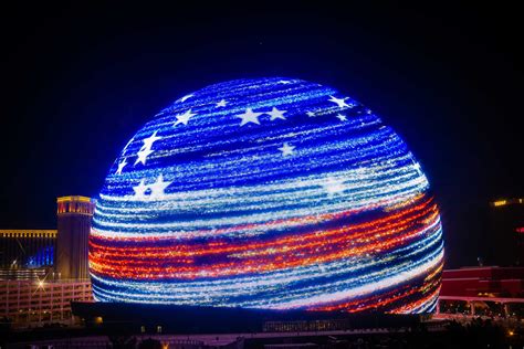 Msg Sphere In Las Vegas Shows Off Led Exterior For First Time