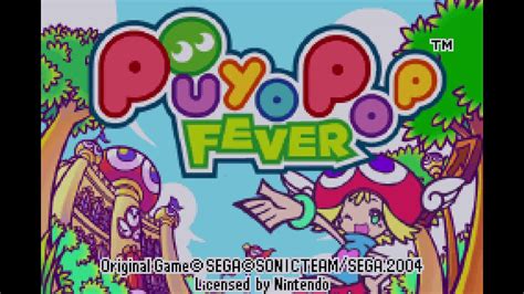 Puyo Pop Fever Gba Opening Youtube