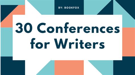 30 Conferences for Writers - Bookfox