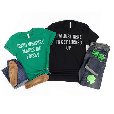 Funny Couple Shirts For St Patricks Day His And Her St Etsy