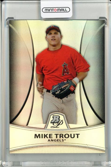 Mint Topps Bowman Platinum Los Angeles Angels Mike