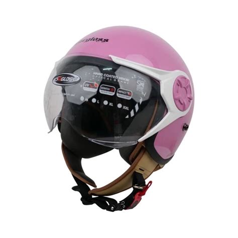 Jual Helm Cargloss Hijab Retro Yrh Original Half Face Helmet Avorio