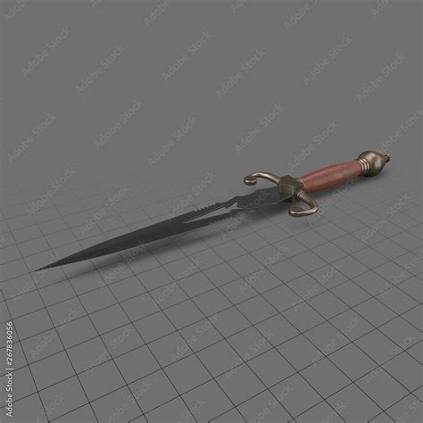 Antique dagger 1 Stock 3D asset | Adobe Stock