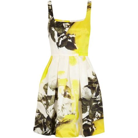 Christopher Kane Printed Silk Organza Dress