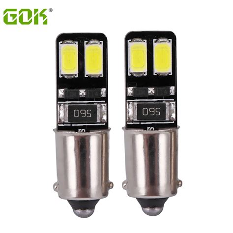 10PCS External Light LED Canbus Ba9s Led 4Smd 5630 5730 Led Bulb