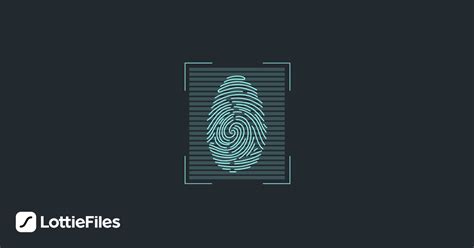 Fingerprint biometric scan by Ivan Kuznetsov - LottieFiles