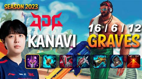 Jdg Kanavi Graves Jungle V Patch Kr Ranked Youtube