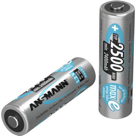 ANSMANN Akku MaxEplus Mignon AA NiMH 2500mAh 2er Blister 5035432