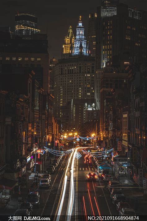 城市街上图片夜景,夜景图片城市_大山谷图库