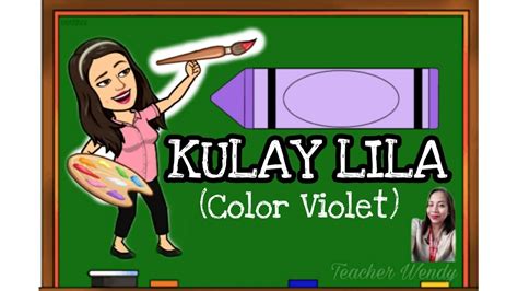 Kulay Lila Color Violet Youtube