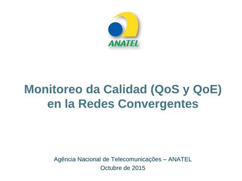 Pdf Monitoreo Da Calidad Qos Y Qoe En La Redes Monitoreo Da