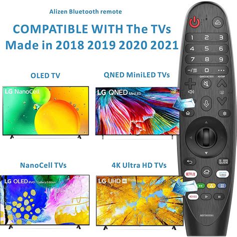 Huayu An Mr20ga Replacement For Lg Smart Tv Magic Remote Mr18ba Mr19ba