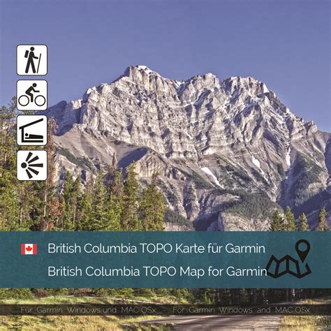 British Columbia Topo Map for Garmin - Garmin Worldmaps - Map Shop